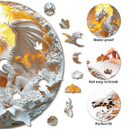 Fierce Dragon Wooden Jigsaw Puzzle