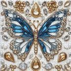 Butterfly's Crystal Symphony Wooden Jigsaw Puzzle 1000 Pieces