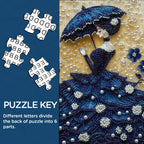 Beaded Lady Wooden Jigsaw Puzzles 1000 Pieces