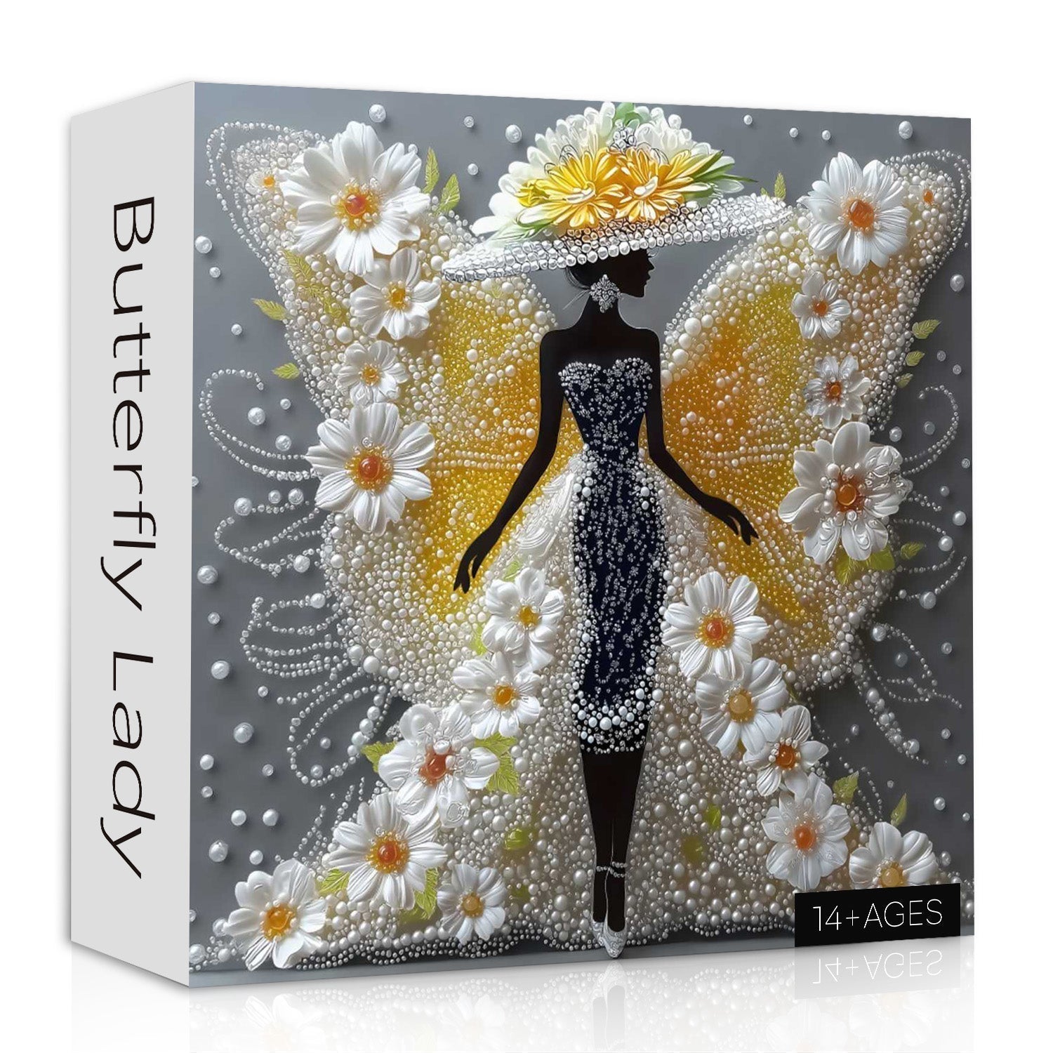 Butterfly Lady Wooden Jigsaw Puzzles 1000 Pieces