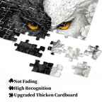 Black and White Owl Wooden Jigsaw Puzzle 1000 Pieces