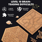 🧩Hilbert Curve Wooden Fractal Tray Puzzle