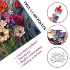 Colorful Flower | 1000-Piece Wooden Jigsaw Puzzle