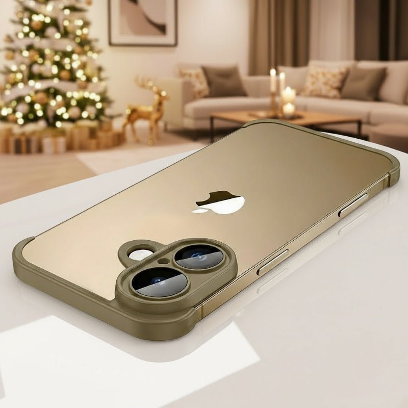 DEFENLUX – Shockproof iPhone case with reinforced edge protection and elegant design