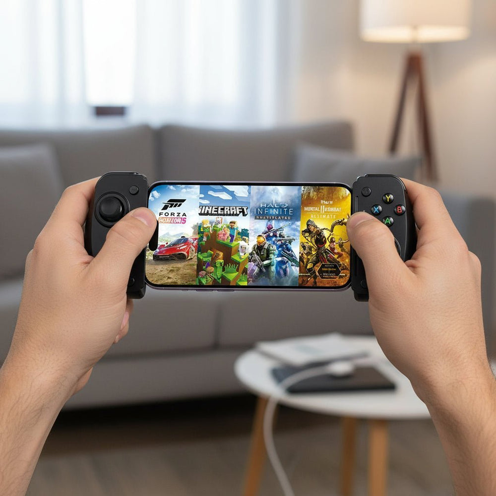HALLOUT – M10 Cross-Platform Controller with Hall Triggers & Grip Texture
