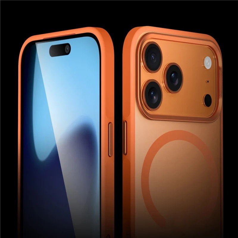 METAMAG – Shockproof matte case with metallic lens rim design