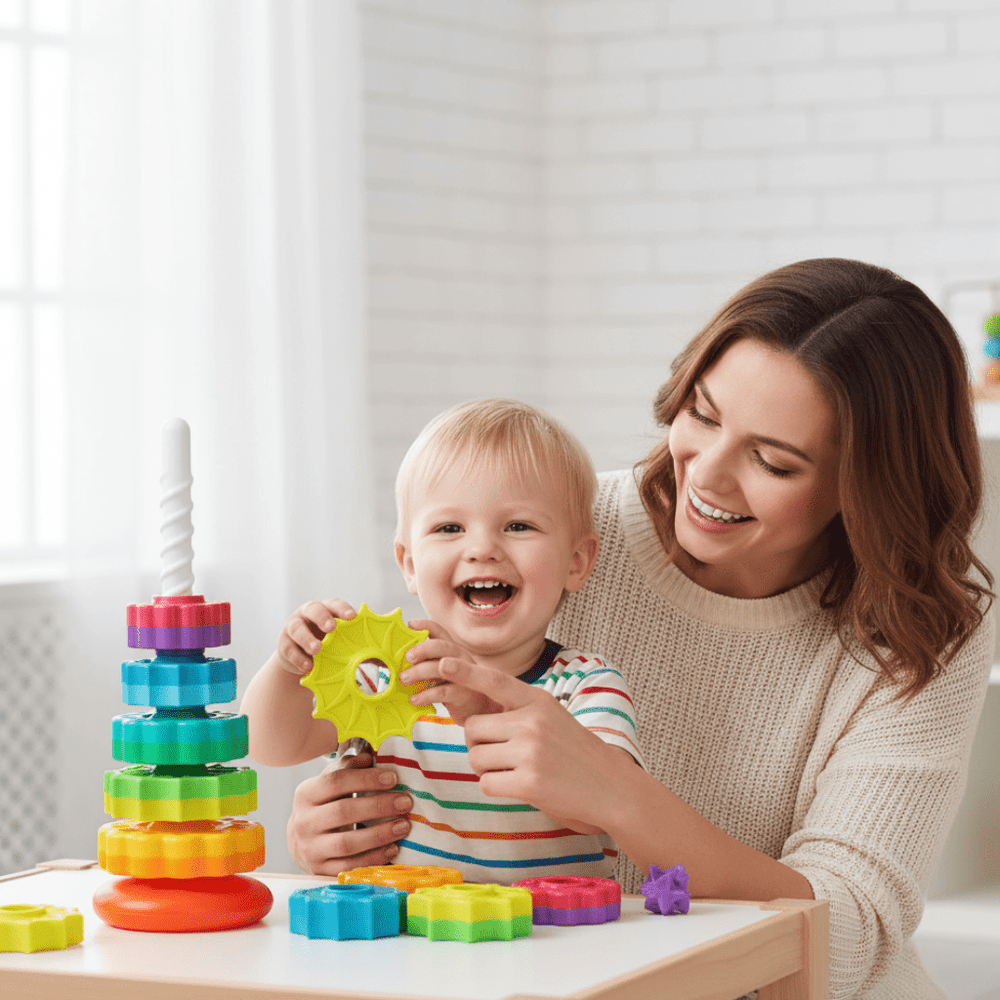 LITTLELAYER – Early learning stacking game for sorting & coordination