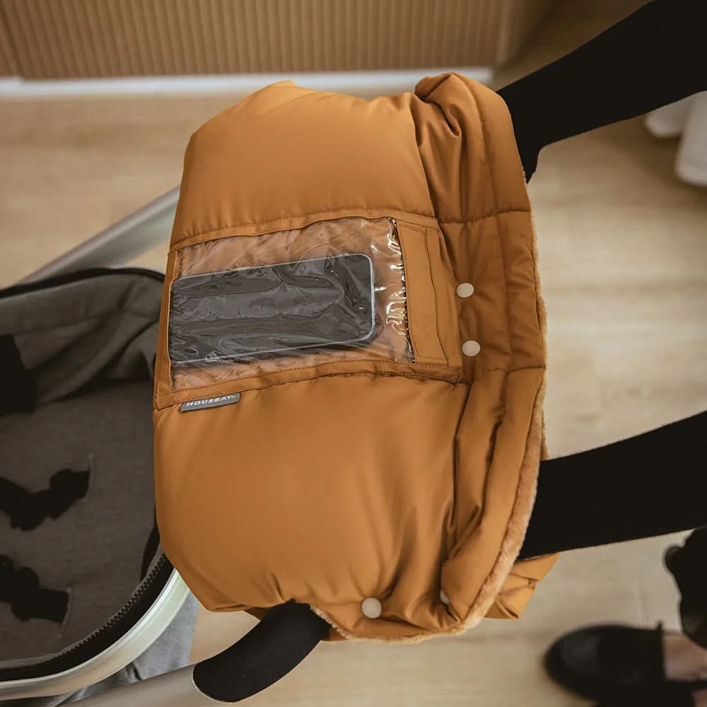 HANDHUG – Windproof stroller gloves with mobile phone and tissue pocket