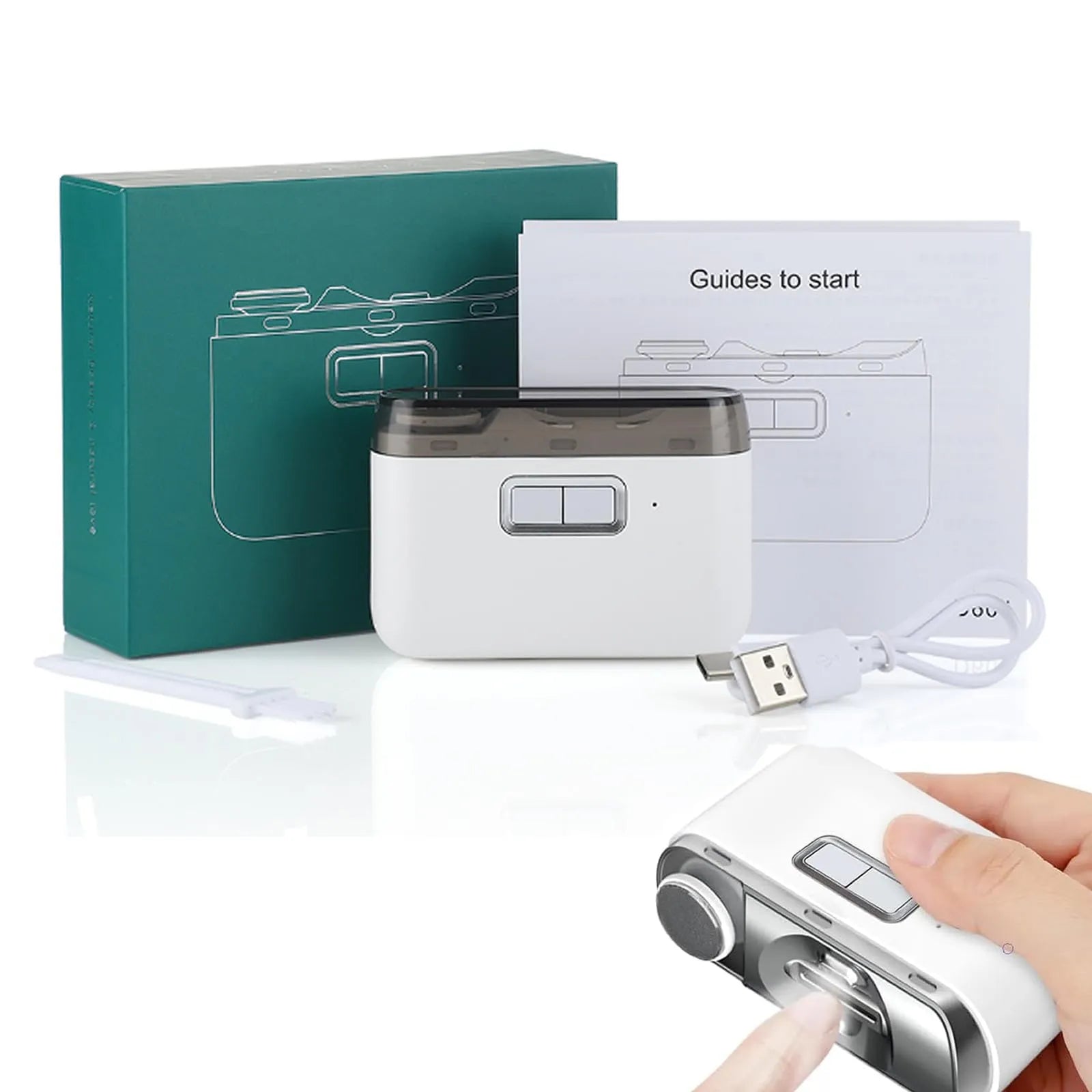 2 in 1 Electric Automatic Nail Clipper Trimmer