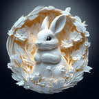 🐇3D Bunny Wooden Jigsaw Puzzle
