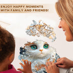 Hosally Jewelry Kitten Wooden Jigsaw Puzzle