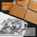 🧩Hilbert Curve Wooden Fractal Tray Puzzle