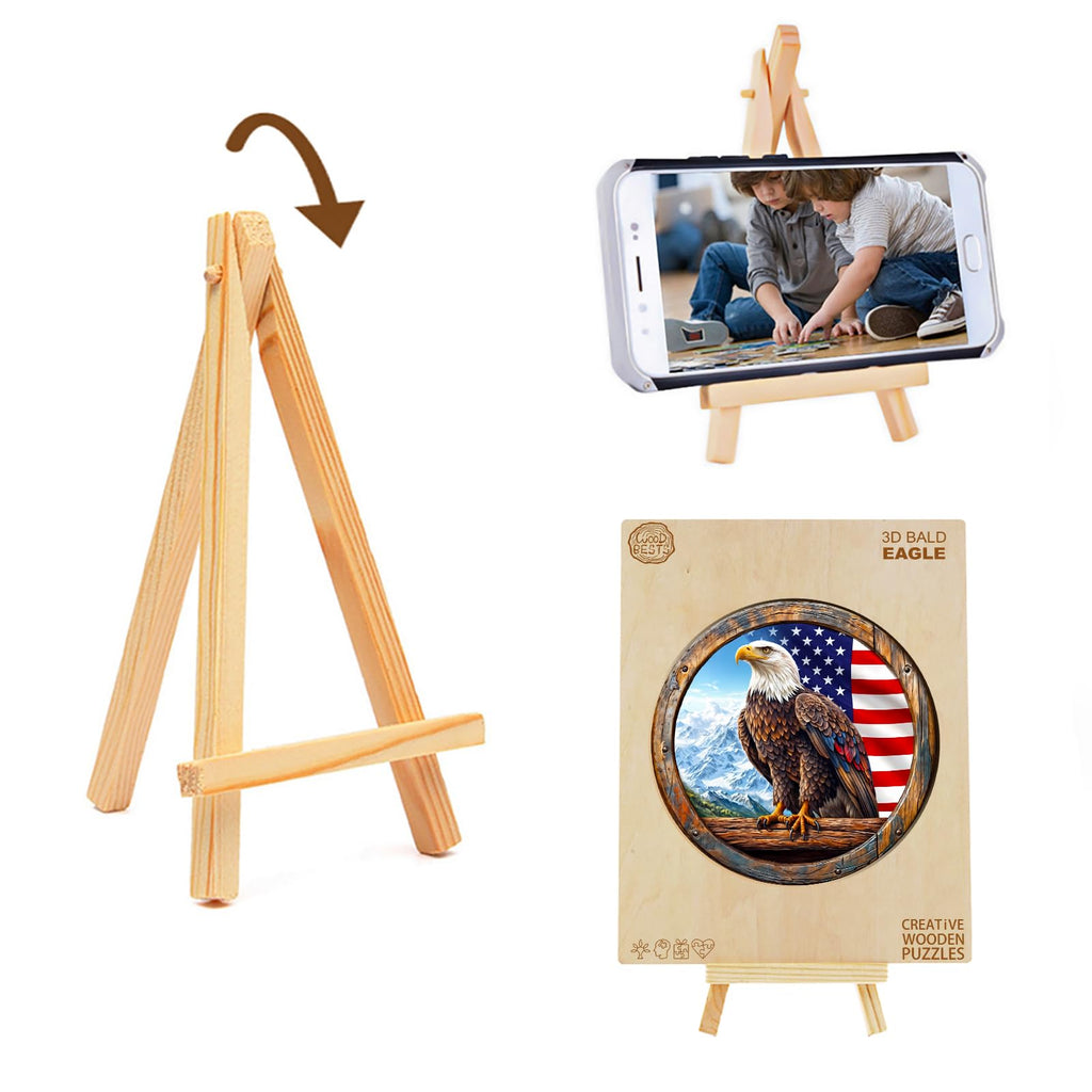 3D Bald Eagle Wooden Jigsaw Puzzle